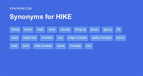 reflect opposite word hike|Hike Synonyms: 70 Synonyms and Antonyms for Hike .